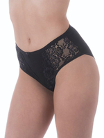 Трусики-слипы с кружевными элементами по бокам (Размер: XXL) (Цвет: бежевый)