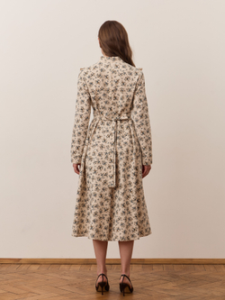 Платье с вшитой манишкой