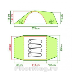 Палатка Coleman Rock Springs 4