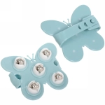 Массажер для тела «Butterfly» 5 роликов, 11*9,5 см, голубой