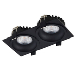 Светильник встраиваемый CRATER,  10W,  923Lm,  4000K,  D82хH40мм,  IP44,  черный