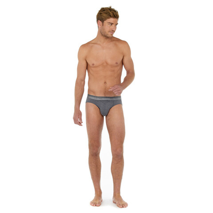 Мужские трусы брифы серые HOM HO1 Mini Briefs HO1 359521_4000ZU