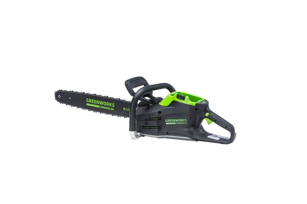 Цепная пила Greenworks GC82CS51k2, 82v, 51 см, в комплекте с АКБ 2.5 А·ч и ЗУ (аккумуляторная)