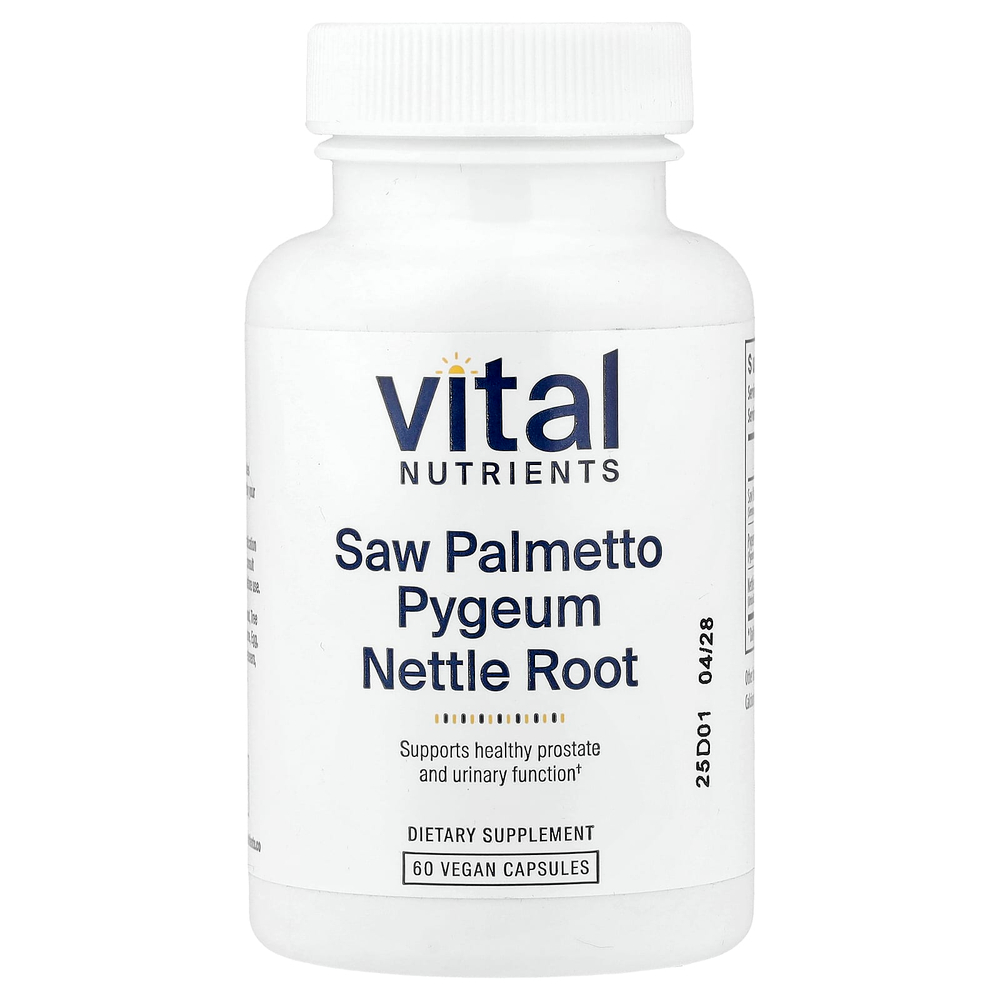 Vital Nutrients, корень крапивы серенои, 60 веганских капсул