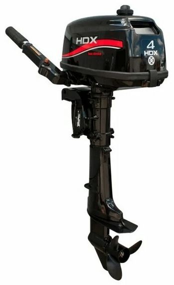Лодочный мотор HDX T 4 BMS NEW 4 л.с. двухтактный