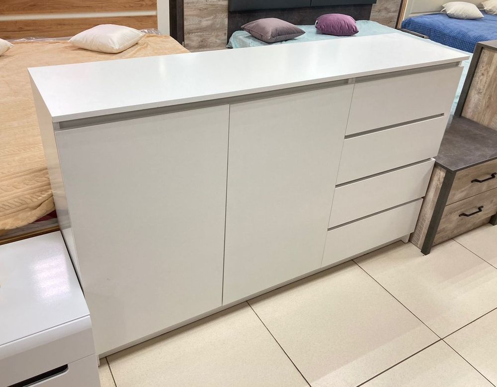 Комод Мори МК 1600.1 Белый (МП)