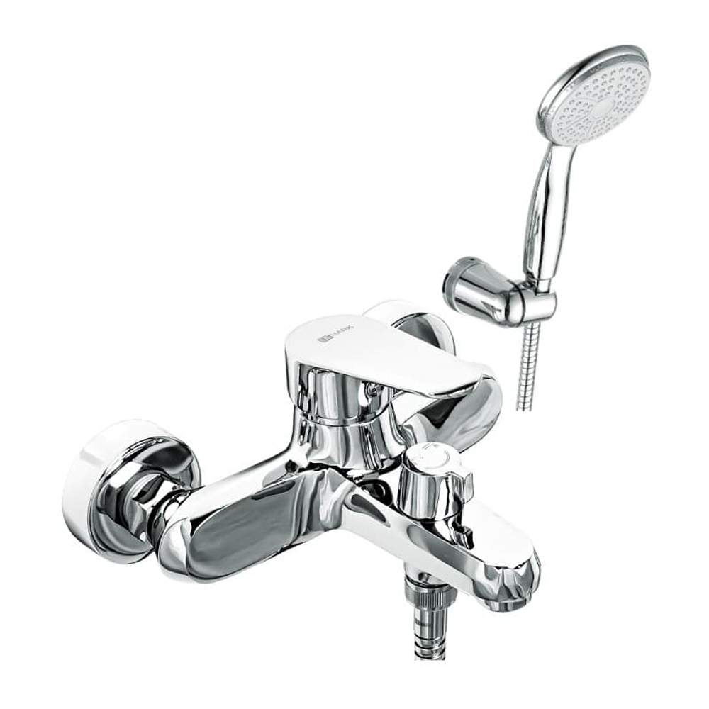 LM0314C POINT Смеситель для ванны с коротким изливом, хром