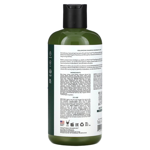 Petal Fresh, шампунь для придания объема, розмарин и мята, 475 мл (16 жидк. унций)