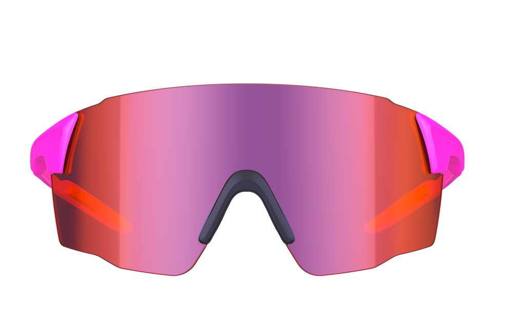 Спортивные очки 720armour Kamikaze Cylinder / Geisha Purple / Smoke Full Red Ti Lens