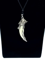 Амулет подвеска оберег Волчий Клык Зуб Волка талисман на шею