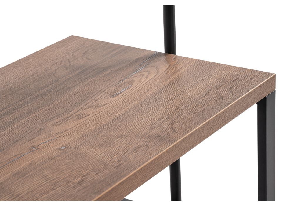 Барный стол Нари 120х50х171 галифакс олово / черный матовый