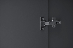 Шкаф распашной с наполнением (3 полки + 2 ящика + штанга) ШК 5 (800), Графит