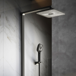 Душевая стойка Vincea Inspire VSFS-3I13TMB термостатическая с изливом, черный