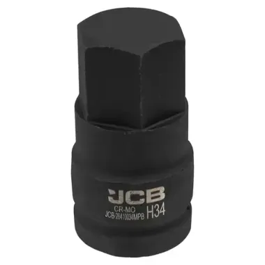 Головка-бита ударная 6-гранная 3/4'', 34мм JCB JCB-26410034MPB