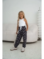 Брюки для девочки, серые