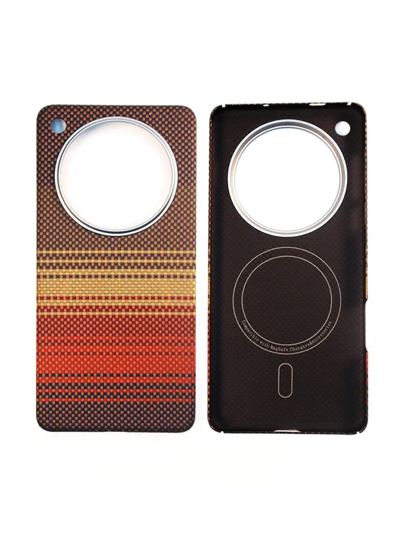 Карбоновый чехол для Oppo Find X8 Pro with MagSafe Солнечный свет (Sunset)