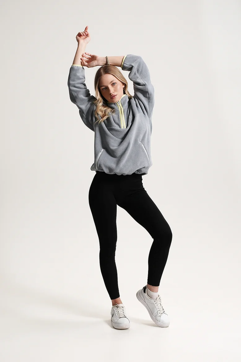 Анорак женский, цвет "Серый камень"