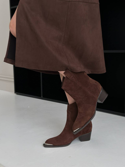 Казаки из натуральной замши