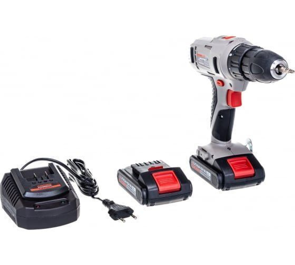 Аккумуляторный шуруповерт CROWN CT21056LH-2 BMC
