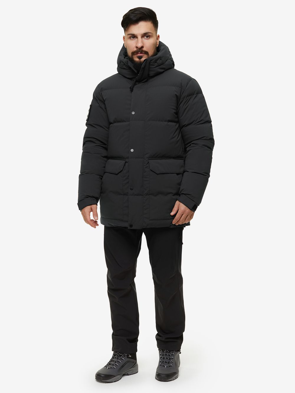 Куртка мужская пуховая BASK ANGIR черный