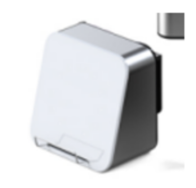 Трековая беспроводная зарядка для накладных трековых профилей цвет панели черный цвет,торцов антраци