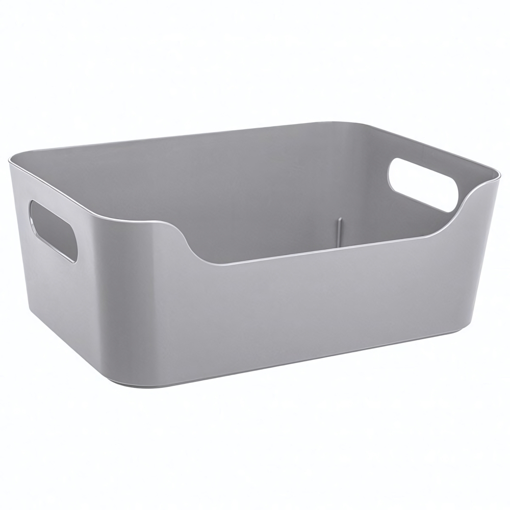 Корзинка универсальная "scandi", 340х240х140 мм, 10л (светло-серый)