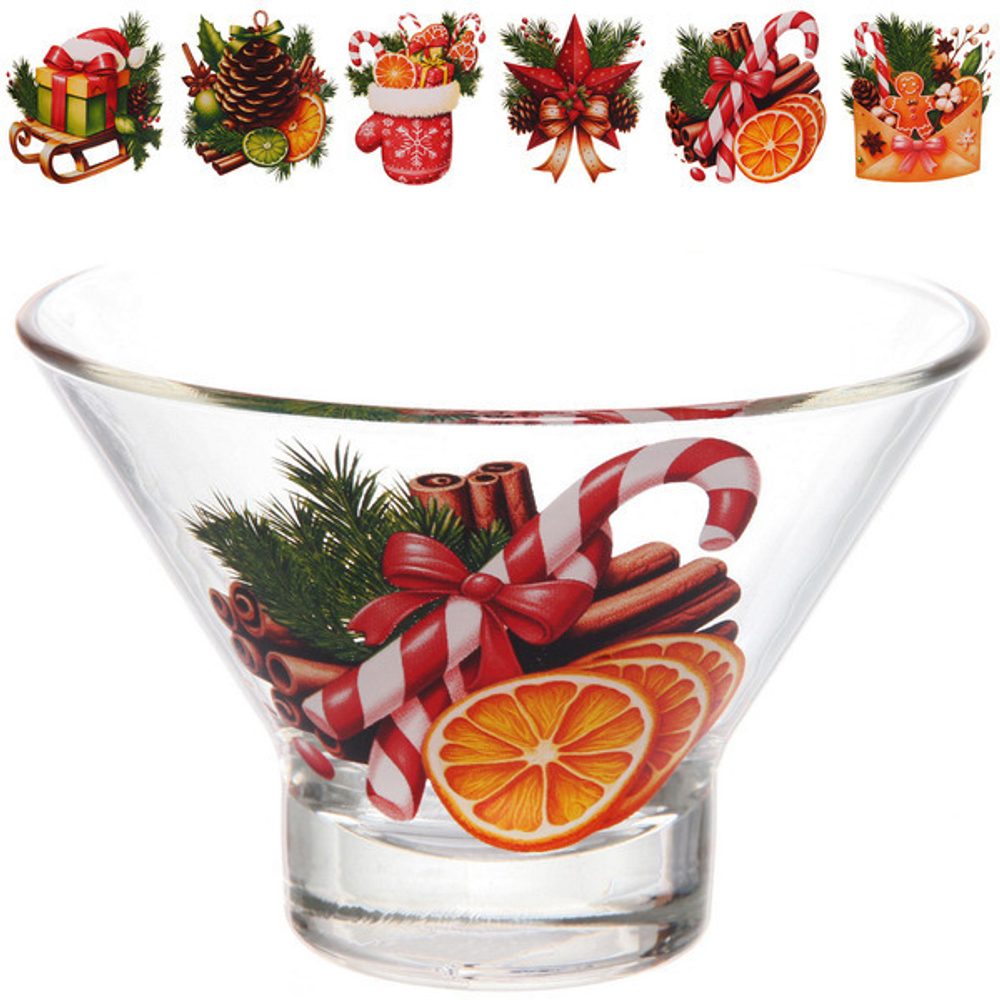 Креманка 285мл «Зимняя фантазия» 6 видов