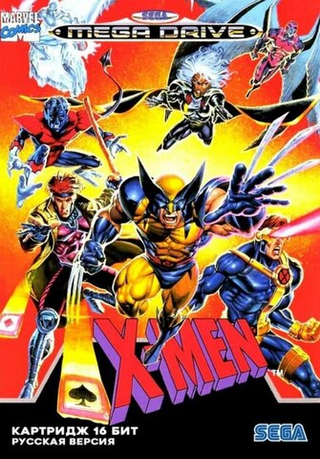 Картридж X-Men (SEGA, русская версия)