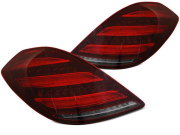 Задние фонари RED WHITE LED для Mercedes S W222