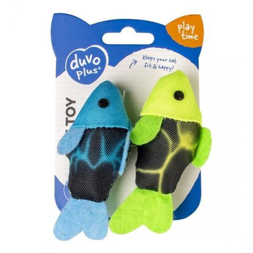 Игрушка для кошек с кошачьей мятой "Рыбки Флэш" DUVO+