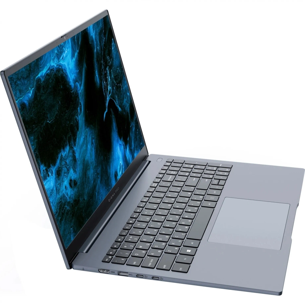 Ноутбук Digma Pro Pactos Ryzen 5 7430U 16Gb SSD512Gb AMD Radeon Graphics 16" IPS WUXGA Win11Pro dk.grey (DN16R5-ADXW04)