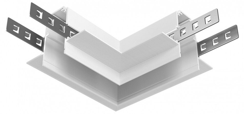 Соединитель угловой L-образный для треков встраиваемых Maytoni Accessories for tracks Exility TRACL034-42W-R