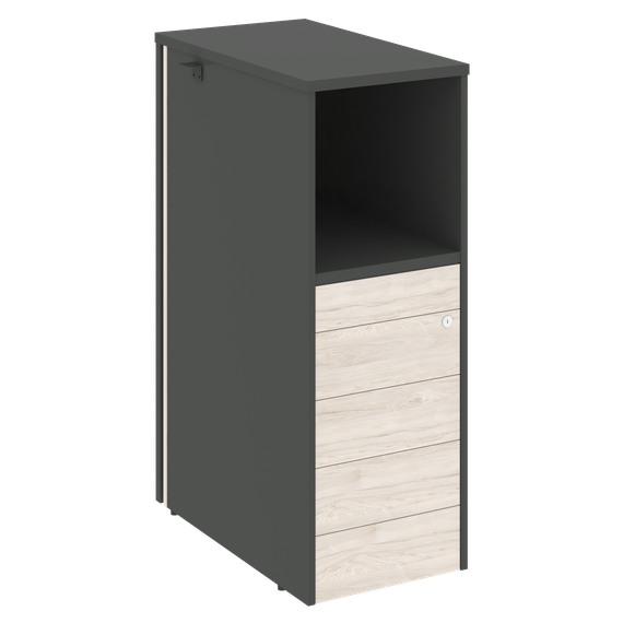 Оникс Тумба 5 ящиков TIP-ON завершающая, правая O.R-TV-5 TIP (R)  436*767*1185