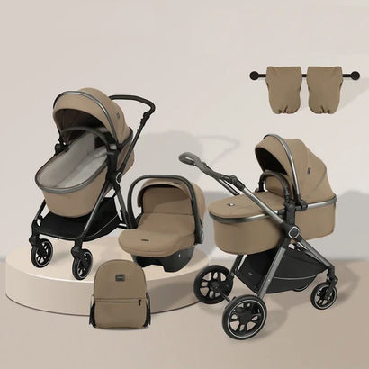 Детская коляска Luxmom 560 3в1 (хаки)