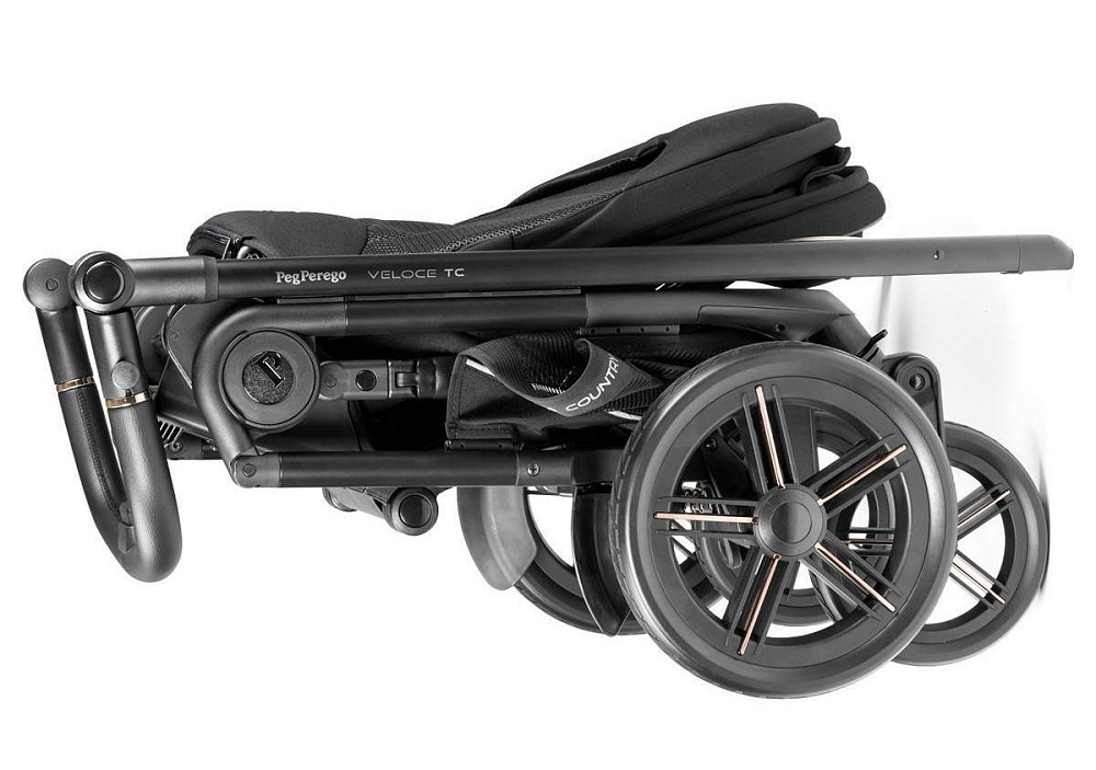 Коляска Peg Perego Veloce TC New Belvedere Lounge 3 в 1 True Black