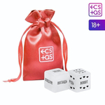 Кубики для двоих «Территория соблазна» (Цвет: белый)