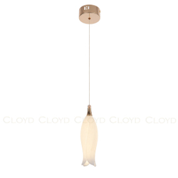 Подвесной светильник Cloyd ARGANA P1 / керамика - E14 - золото (арт.11242)