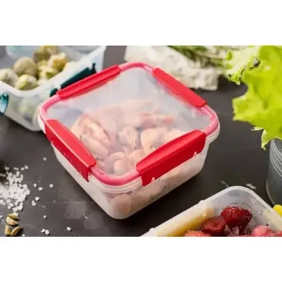 Контейнер для продуктов 1,2л «BUTTERFLY» красный