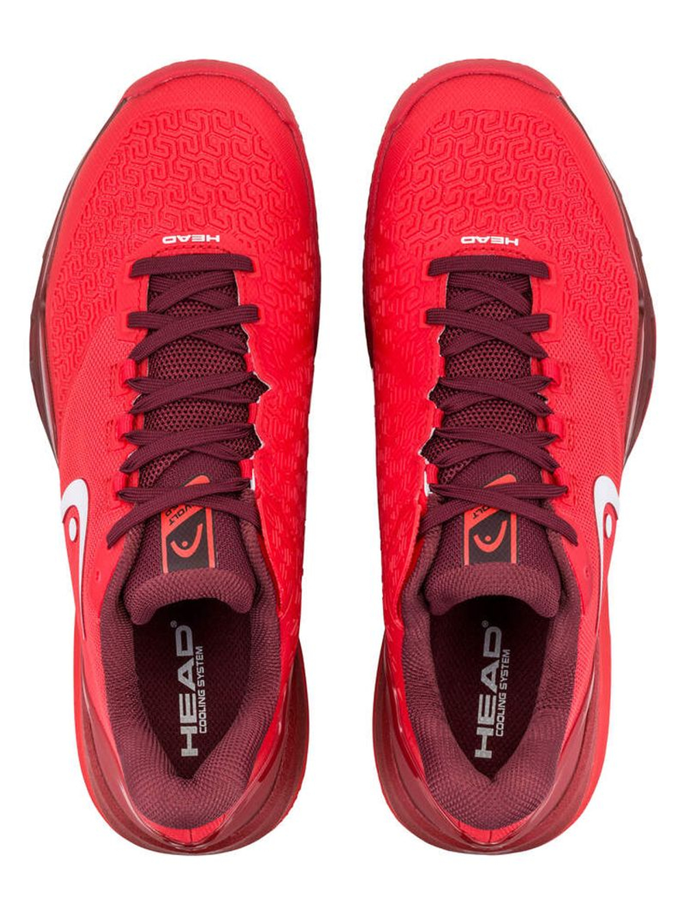 Теннисные кроссовки Head Revolt Pro Clay 5.0 - red/dark red