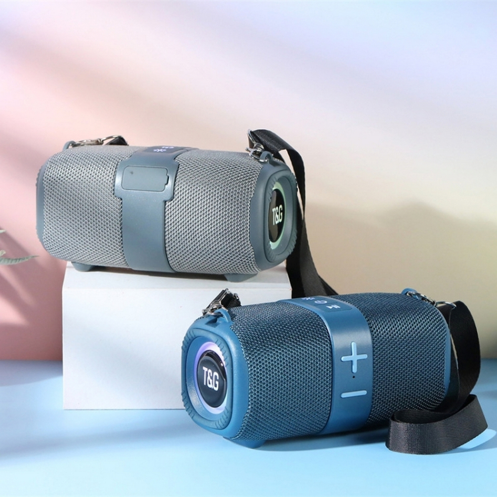 Беспроводная колонка TG-667 (10W TF USB FM) RGB Light