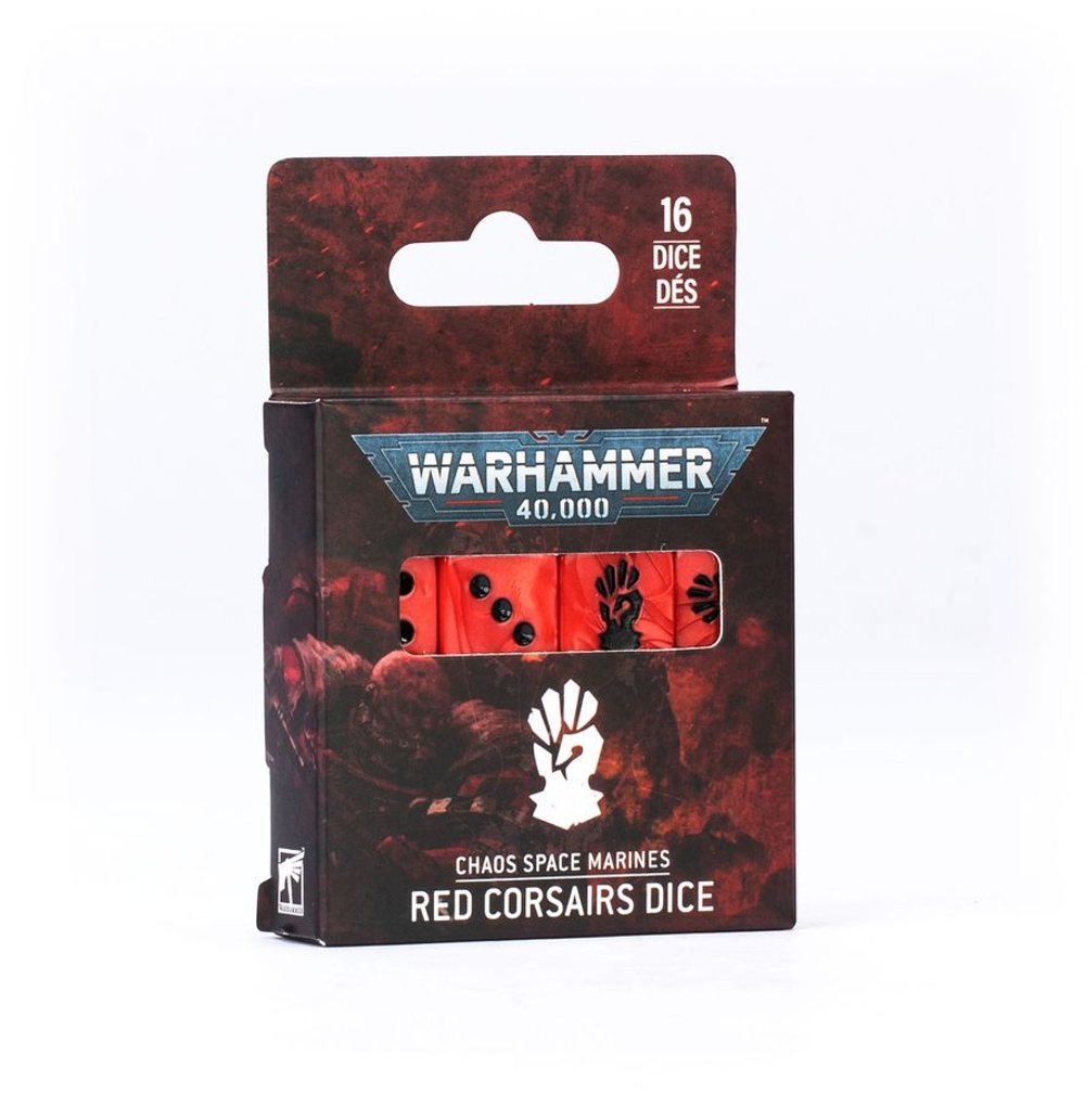 Набор кубиков Warhammer 40000 - Red Corsairs Dice