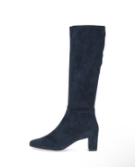 Сапоги высокие кожаные на устойчивом каблуке  Caprice