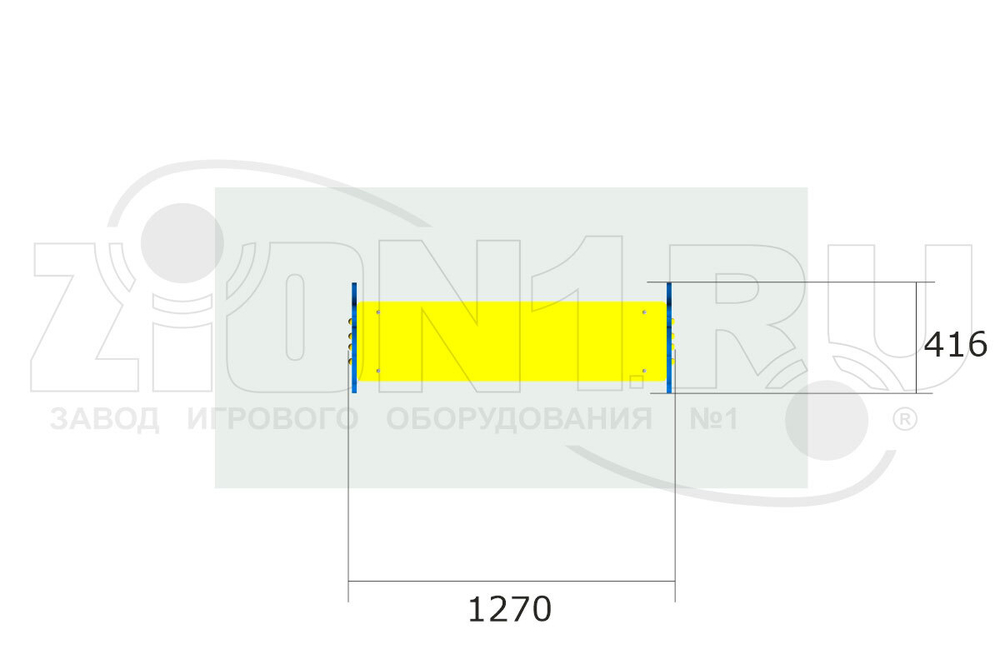 Скамейка детская Кит СП005 для игровой площадки