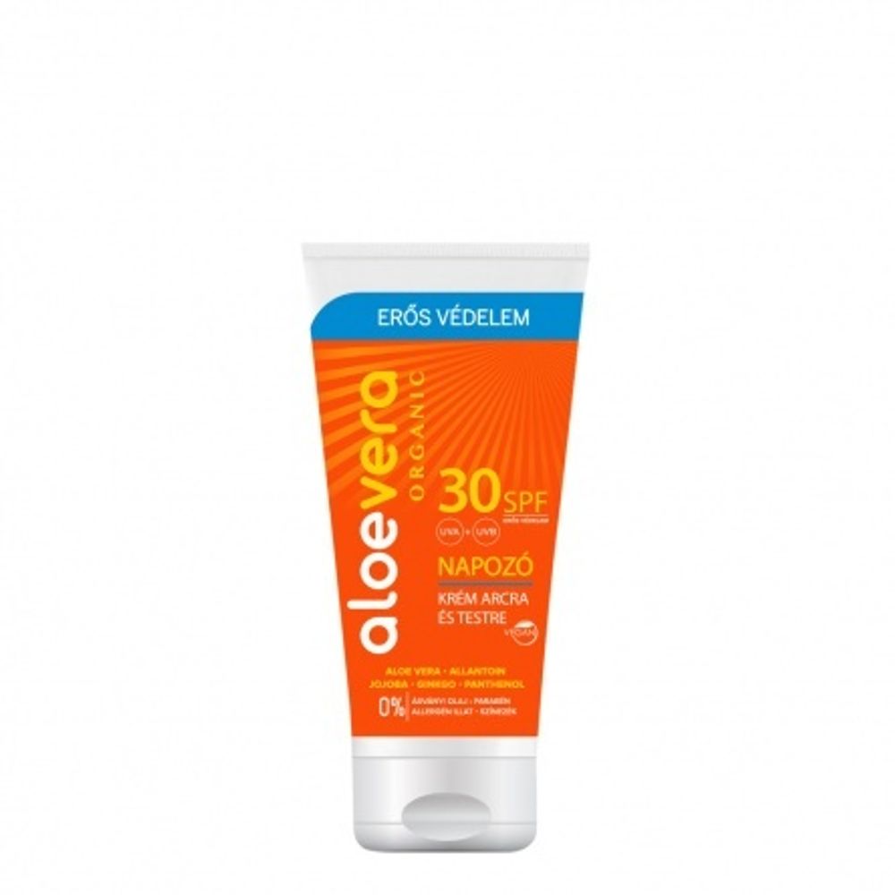 Солнцезащитный крем Aloe Vera SPF 30 для лица и тела 50 мл