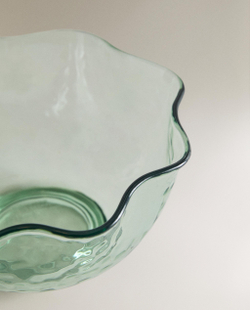 Zara Home миска из пластика, цвет зелёный, 17.8 см