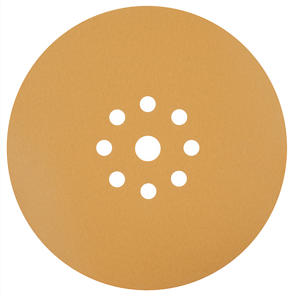 *GRIPPAPER225P320H9-50 Абразивный круг SCHTAER GRIPPaper 225 мм на бумажной основе 9 отв., 50 шт