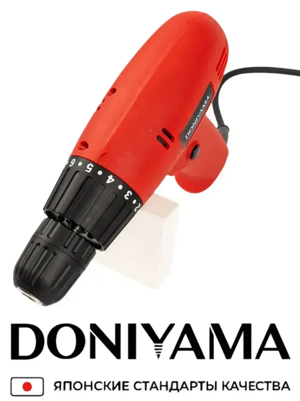 Шуруповёрт/ дрель-шуруповёрт DONIYAMA 800 Вт УСИЛЕННЫЙ СТАЛЬНОЙ РЕДУКТОР