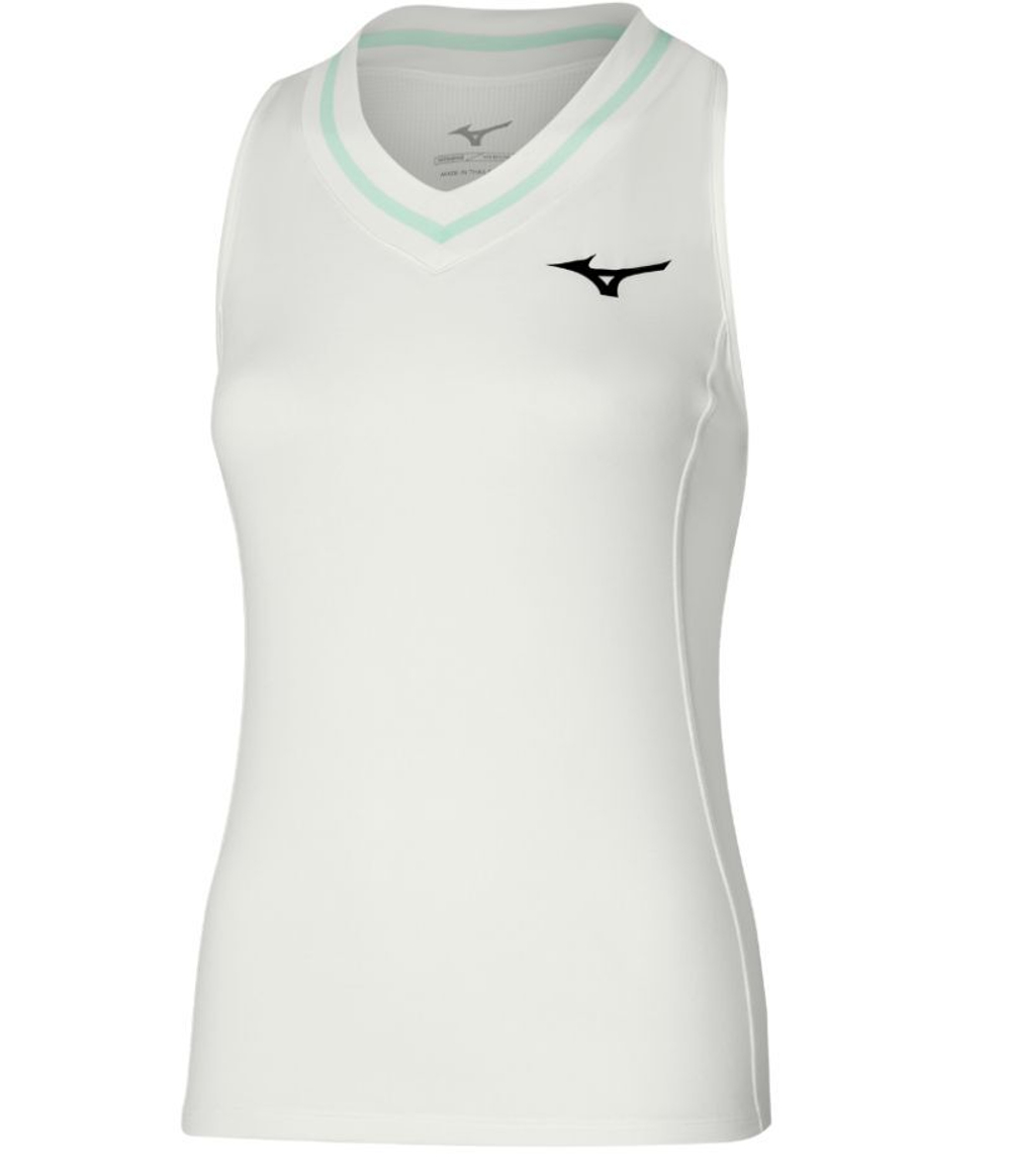 Женский топ теннисный Mizuno Frontier - белый