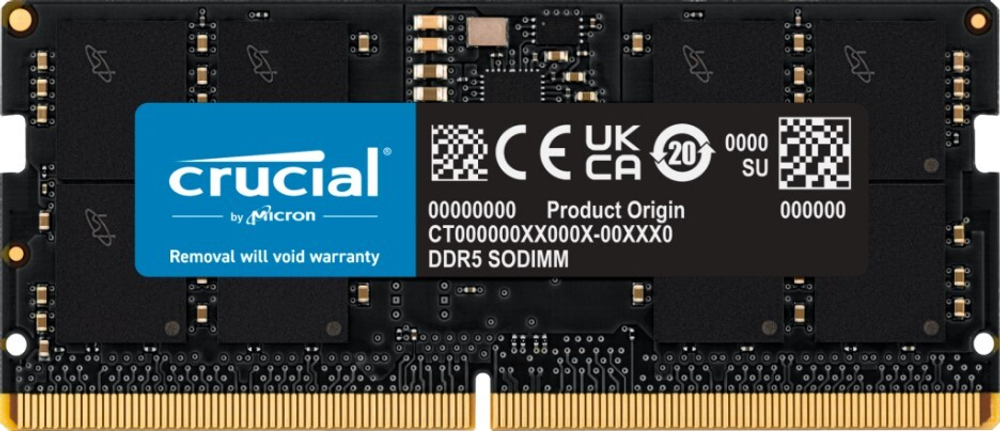 Модуль памяти SODIMM DDR5 16GB Crucial CB16GS4800