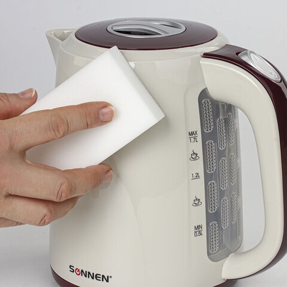 Губка-ластик МЕЛАМИНОВАЯ для удаления пятен,уборки 10 шт., LAIMA, 606894